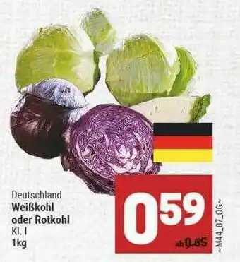 Marktkauf Deutschland Weißkohl Oder Rotkohl Angebot