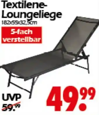 Wreesmann Textilene Loungeliege Angebot