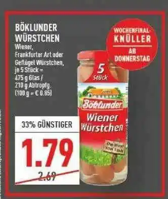 Marktkauf Böklunder Würstchen Angebot