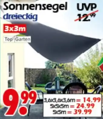 Wreesmann Sonnensegel dreieckig Angebot