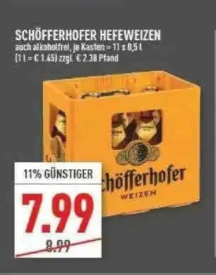 Marktkauf Schöfferhoifer Hefeweizen Angebot