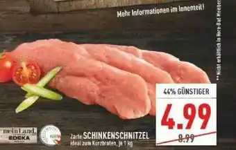 Marktkauf Zarte Schinkenschnitzel Angebot