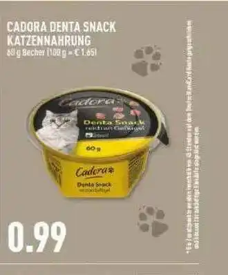 Marktkauf Cadora Denta Snack Katzennahrung Angebot