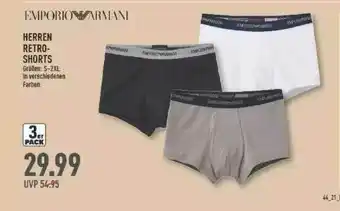 Marktkauf Emporio Armani Herren Retro-shorts Angebot