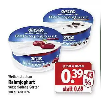 Wasgau Rahmjoghurt Angebot