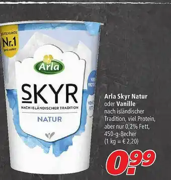 Marktkauf Arla Skyr Natur Oder Vanille Angebot