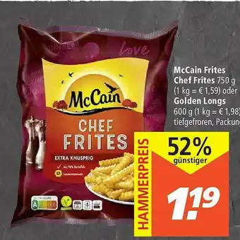 Marktkauf Mccain Frites Chef Frites Oder Golden Longs Angebot