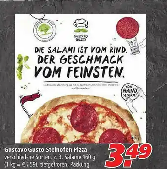 Marktkauf Gustavo Gusto Steinofen Pizza Angebot