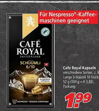 Marktkauf Cafe Royal Kapseln Angebot