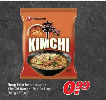 Marktkauf Nong Shim Instantnudeln Kim Chi Ramen Angebot