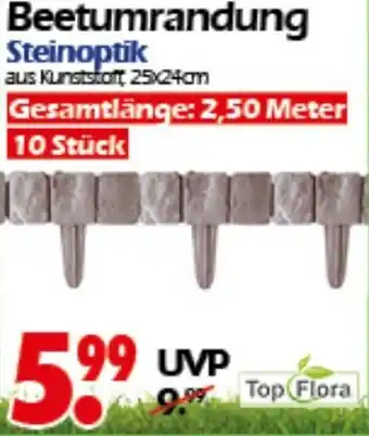 Wreesmann Beetumrandung Steinoptik Angebot