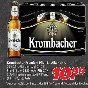 Marktkauf Krombacher Premium Pils Oder Alkoholfrei Angebot