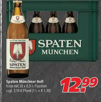 Marktkauf Spaten Münchner Hell Angebot