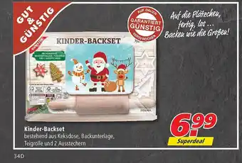 Marktkauf Kinder-backset Gut & Günstig Angebot