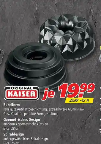 Marktkauf Bundform Kaiser Angebot