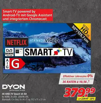 Marktkauf Dyon 4k-uhd-tv Smart 50 Ad Angebot