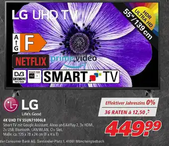 Marktkauf 4k Uhd Tv 55un71006lb Lg Angebot