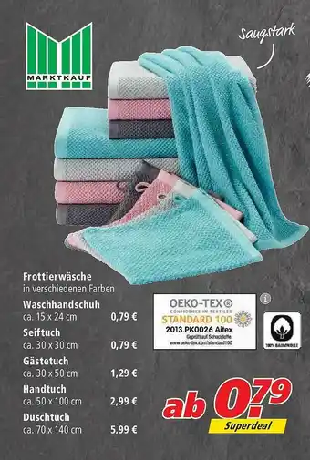 Marktkauf Frottierwäsche Angebot