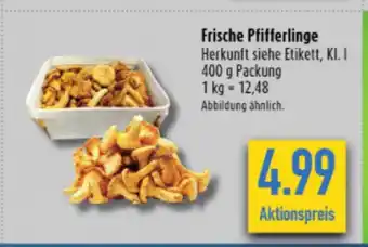 diska Frische Pfifferlinge Herkunft siehe Etikett, KI. I 400 g Packung Angebot