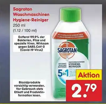 Netto Marken-Discount Sagrotan Waschmaschinen Hygiene-reiniger Angebot