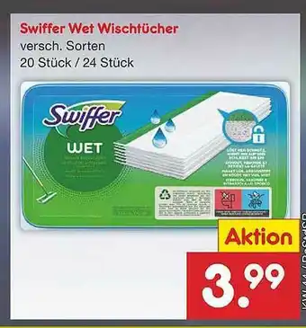 Netto Marken-Discount Swiffer Wet Wischtücher Angebot