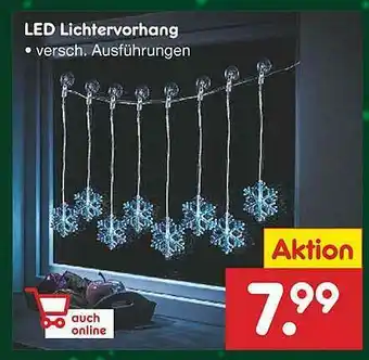 Netto Marken-Discount Led Lichtervorhang Angebot