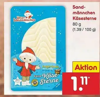 Netto Marken-Discount Sandmännchen Käsesterne Angebot