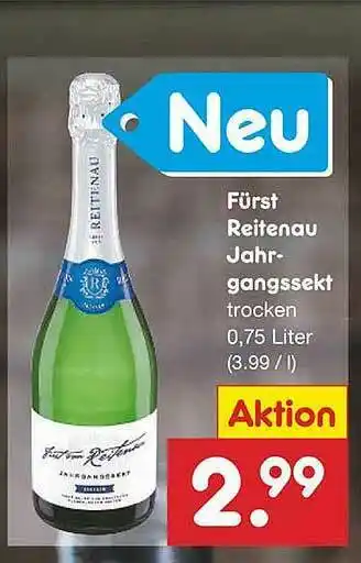 Netto Marken-Discount Fürst Reitenau Jahrgangssekt Angebot