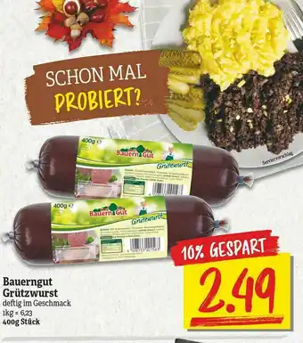 Netto Marken-Discount Bauerngut Grützwurst Angebot