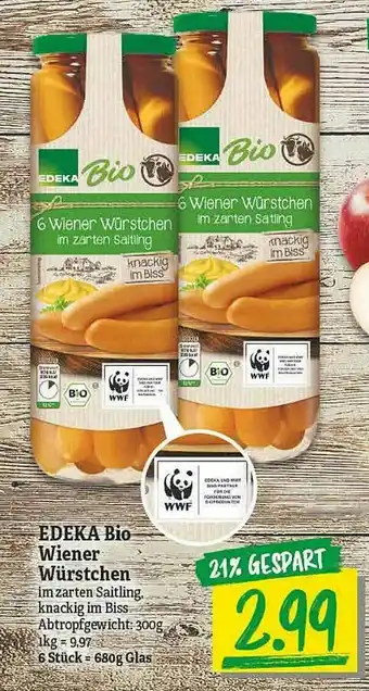 NP Discount Edeka Bio Wiener Würstchen Angebot