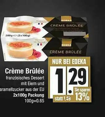 E-Center Creme Brulée Angebot