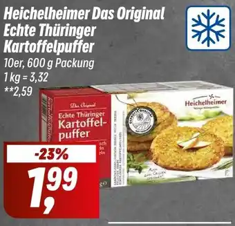 Simmel Heichelheimer Das Original Echte Thüringer Kartoffelpuffer 10er, 600 g Packung Angebot