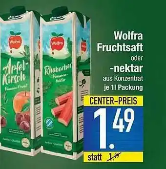 E-Center Wolfra Fruchtsaft Oder Nektar Angebot