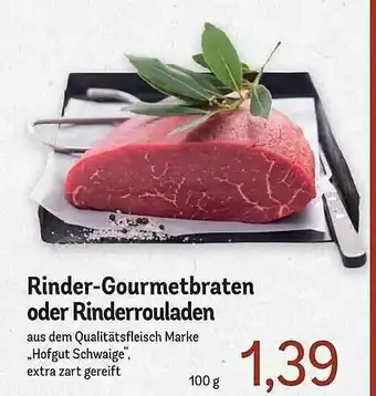 E-Center Rinder Gourmetbraten Oder Rinderrouladen Angebot