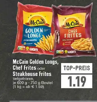 E-Center Mccain Golden Longs, Chef Frites Oder Steakhouse Frites Angebot