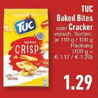 E-Center Tuc Baked Bites Oder Cracker Angebot