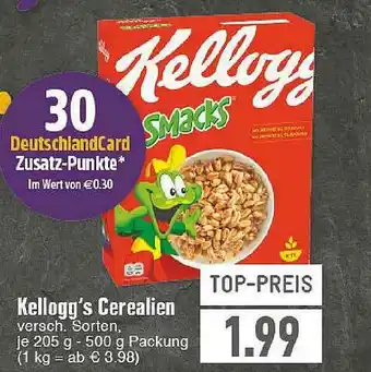 E-Center Kellogg's Cerealien Angebot