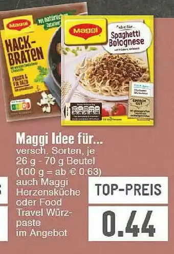 E-Center Maggi Ldee Für Angebot