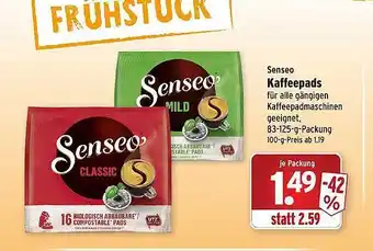 Wasgau Senseo Kaffeepads Angebot