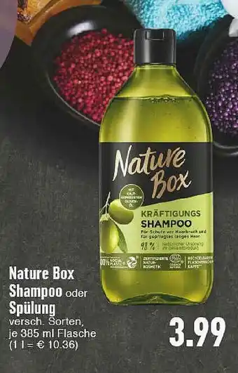 E-Center Nature Box Shampoo Oder Spülung Angebot