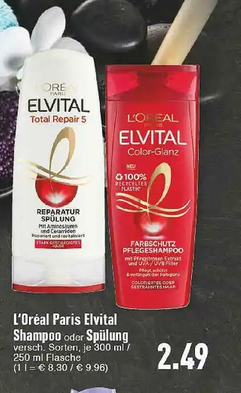 E-Center L'oréal Paris Elvital Shampoo Oder Spülung Angebot