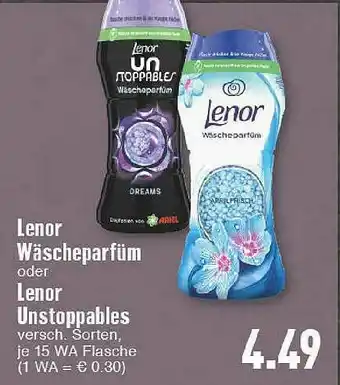 E-Center Lenor Wäscheparfum Oder Lenor Unstoppables Angebot