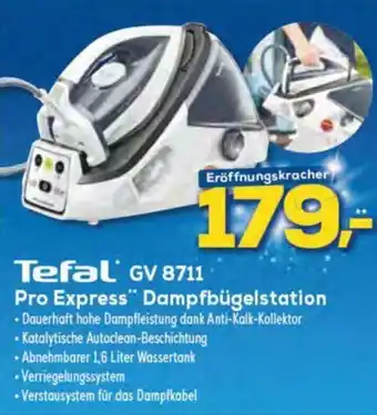 Euronics Tefal GV 8711 Pro Express Dampfbügelstation Angebot