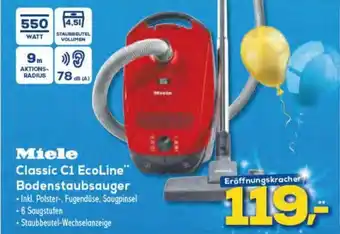 Euronics Miele Classic C1 EcoLine Bodenstaubsauger Angebot