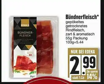 Edeka Bündnerfleisch Angebot