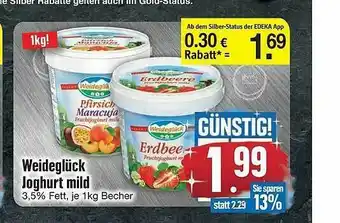 Edeka Weideglück Joghurt Mild Angebot