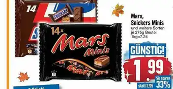 Edeka Mars, Snickers Minis Angebot