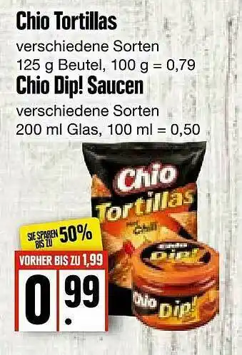 Edeka Frischemarkt Chio Tortillas Oder Chio Dip! Saucen Angebot