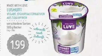 Edeka Struve Made With Luve Lughurt Vegane Joghurtalternativen Aus Süßlupinen Angebot