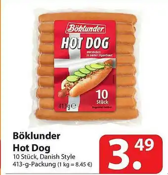 Famila Nord Ost Böklunder Hot Dog Angebot